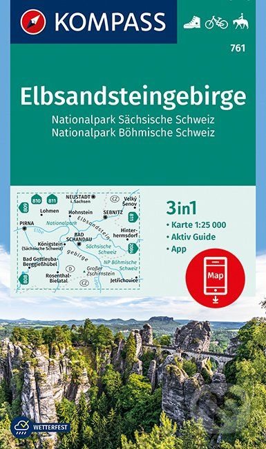 Elbsandsteingebirge (Kompass). Kompass, 2018 Elbsandsteingebirge (Kompass). Kompass, 2018
