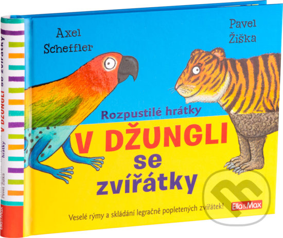 Kniha: V džungli se zvířátky (Axel Scheffler). Ella & Max, 2017 Kniha: V džungli se zvířátky (Axel Scheffler). Ella & Max, 2017