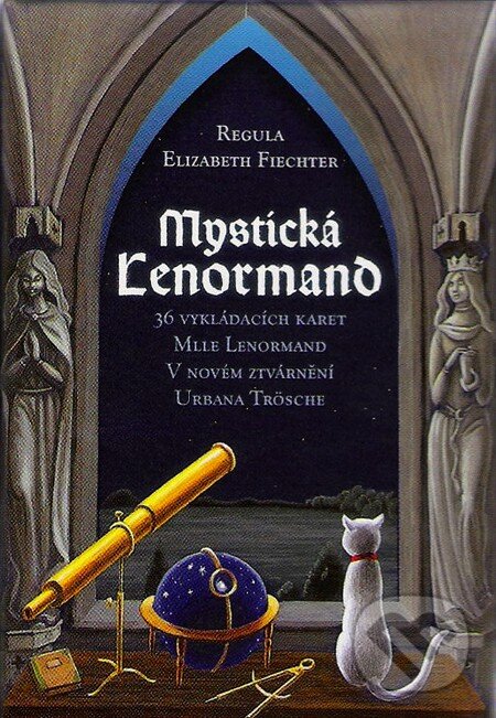 Kniha: Mystická Lenormand (tarotové karty) (Regula Elizabeth Fiechter a Urban Trösch). Synergie, 2008 Kniha: Mystická Lenormand (tarotové karty) (Regula Elizabeth Fiechter a Urban Trösch). Synergie, 2008