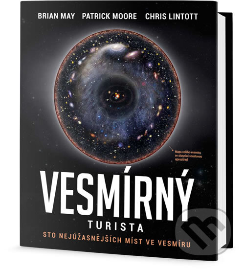 Kniha: Vesmírný turista (Brian May, Chris Lintott a Patrick Moore). Edice knihy Omega, 2018 Kniha: Vesmírný turista (Brian May, Chris Lintott a Patrick Moore). Edice knihy Omega, 2018