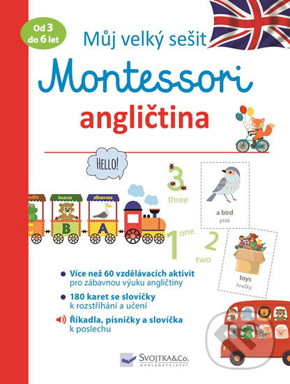 Kniha: Můj velký sešit Montessori - angličtina (Lydie Barusseau). Svojtka&Co., 2018 Kniha: Můj velký sešit Montessori - angličtina (Lydie Barusseau). Svojtka&Co., 2018