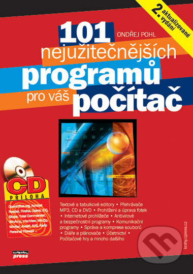 Kniha: 101 nejužitečnějších programů pro váš počítač (Ondřej Pohl). Computer Press, 2006 Kniha: 101 nejužitečnějších programů pro váš počítač (Ondřej Pohl). Computer Press, 2006
