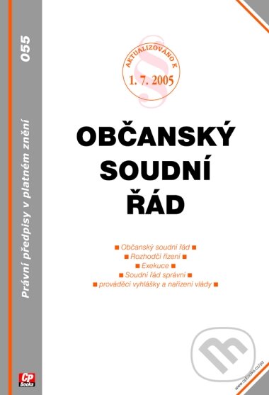 Kniha: Občanský soudní řád (Autorský kolektív). Computer Press, 2005 Kniha: Občanský soudní řád (Autorský kolektív). Computer Press, 2005