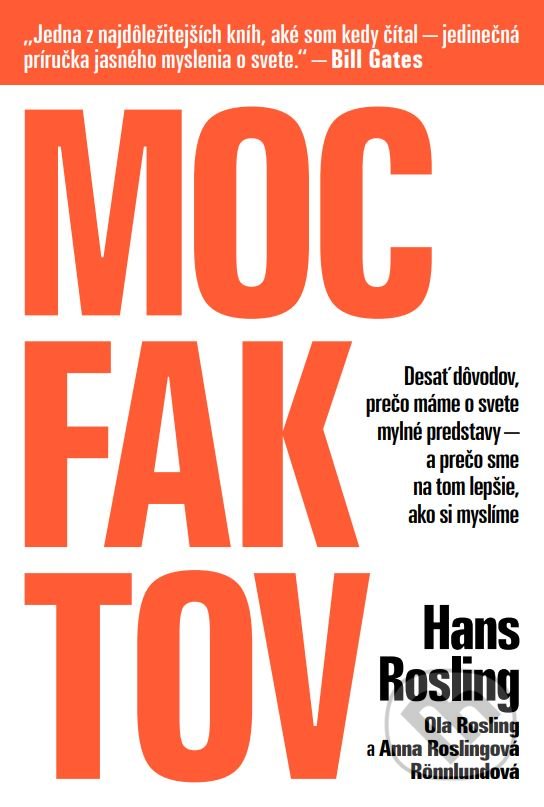 Kniha: Moc faktov (Anna Rosling Rönnlund, Hans Rosling a Ola Rosling). Tatran, 2019 Kniha: Moc faktov (Anna Rosling Rönnlund, Hans Rosling a Ola Rosling). Tatran, 2019