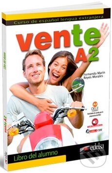Kniha: Vente A2 Učebnice (Marín Arrese Fernando a Morales Gálvez Reyes). Fraus, 2017 Kniha: Vente A2 Učebnice (Marín Arrese Fernando a Morales Gálvez Reyes). Fraus, 2017