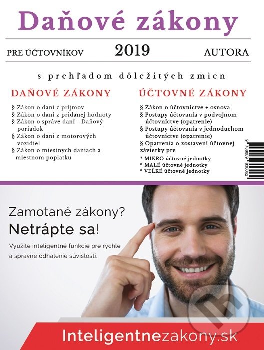 Kniha: Daňové zákony 2019 pre účtovníkov (Porada s.k.). Porada s.k., 2019 Kniha: Daňové zákony 2019 pre účtovníkov (Porada s.k.). Porada s.k., 2019