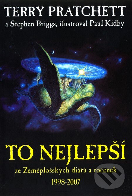 Kniha: To nejlepší ze Zeměplošských diářů a ročenek 1998 - 2007 (Stephen Briggs a Terry Pratchett). Talpress, 2008 Kniha: To nejlepší ze Zeměplošských diářů a ročenek 1998 - 2007 (Stephen Briggs a Terry Pratchett). Talpress, 2008