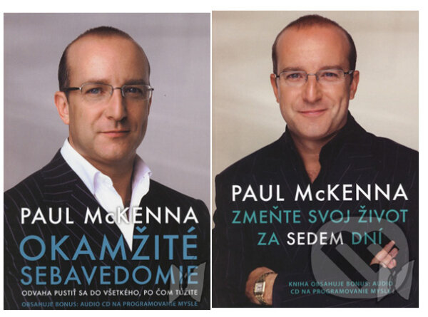Kniha: Okamžité sebavedomie + Zmeňte svoj život za sedem dní (kolekcia) (Paul McKenna). Eastone Books Kniha: Okamžité sebavedomie + Zmeňte svoj život za sedem dní (kolekcia) (Paul McKenna). Eastone Books