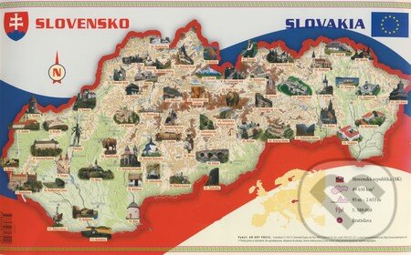 Obrázková mapa - Slovensko (AB ART press). AB ART press Obrázková mapa - Slovensko (AB ART press). AB ART press