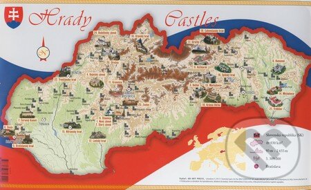 Kniha: Obrázková mapa - Hrady (AB ART press). AB ART press Kniha: Obrázková mapa - Hrady (AB ART press). AB ART press