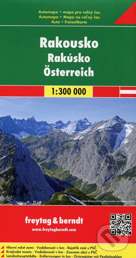 Rakousko 1:300 000 (freytag&berndt). freytag&berndt, 2014 Rakousko 1:300 000 (freytag&berndt). freytag&berndt, 2014
