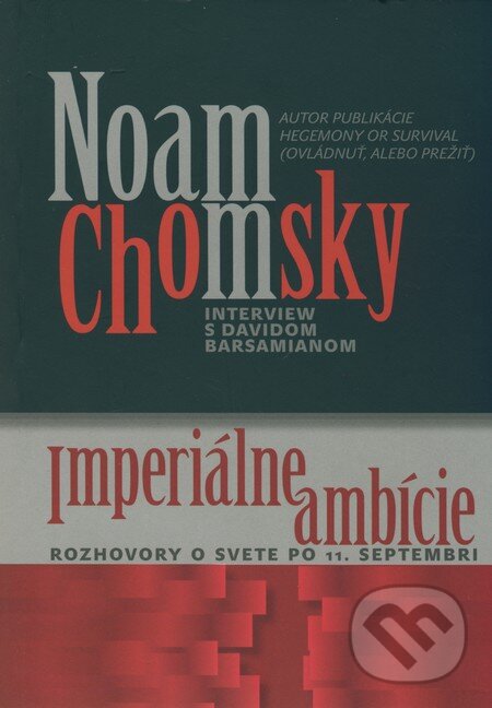 Kniha: Imperiálne ambície (Noam Chomsky). Vydavateľstvo Spolku slovenských spisovateľov, 2008 Kniha: Imperiálne ambície (Noam Chomsky). Vydavateľstvo Spolku slovenských spisovateľov, 2008