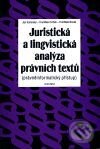 Kniha: Juristická a lingvistická analýza právních textů (František Cvrček, František Novák a Jan Kořenský). Academia, 2001 Kniha: Juristická a lingvistická analýza právních textů (František Cvrček, František Novák a Jan Kořenský). Academia, 2001