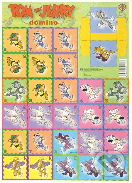 Společenská hra: Tom a Jerry (domino) (Akim). Akim Společenská hra: Tom a Jerry (domino) (Akim). Akim