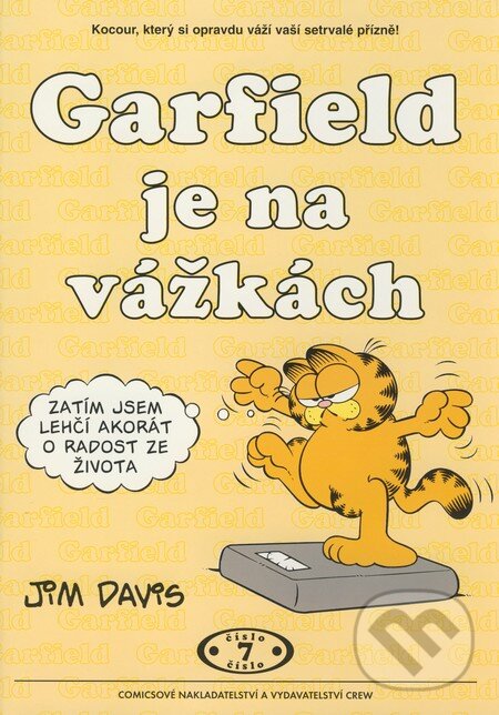 Kniha: Garfield je na vážkách (Jim Davis). Crew, 2000 Kniha: Garfield je na vážkách (Jim Davis). Crew, 2000