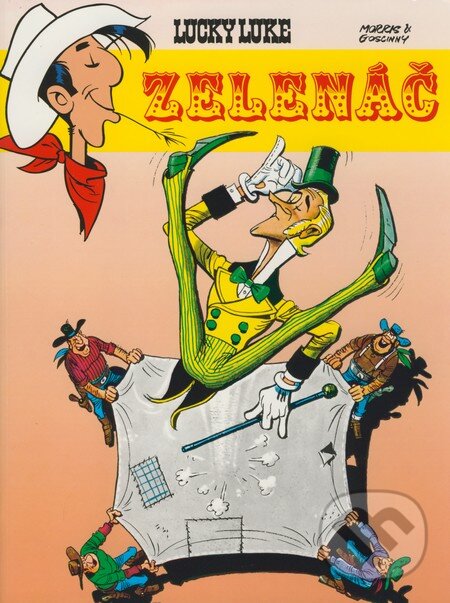 Kniha: Lucky Luke - Zelenáč (Morris a René Goscinny). Egmont ČR, 2006 Kniha: Lucky Luke - Zelenáč (Morris a René Goscinny). Egmont ČR, 2006