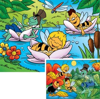 Puzzle: Včielka Maja (Ravensburger). Ravensburger Puzzle: Včielka Maja (Ravensburger). Ravensburger