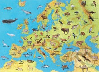 Puzzle: Ilustrovaná mapa Európy (Ravensburger). Ravensburger Puzzle: Ilustrovaná mapa Európy (Ravensburger). Ravensburger