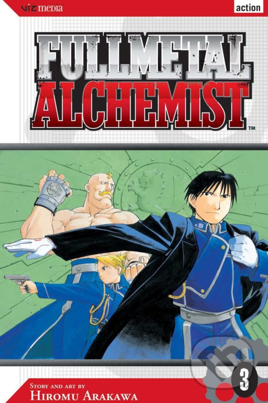 Kniha: Fullmetal Alchemist 3 (Hiromu Arakawa). Viz Media, 2009 Kniha: Fullmetal Alchemist 3 (Hiromu Arakawa). Viz Media, 2009