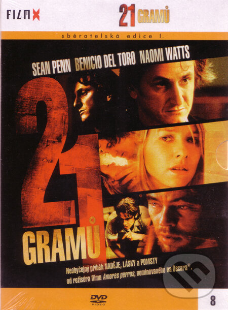 Film: 21 Gramov (Alejandro González a Alejandro González Iñárritu) (DVD). Hollywood, 2003 Film: 21 Gramov (Alejandro González a Alejandro González Iñárritu) (DVD). Hollywood, 2003