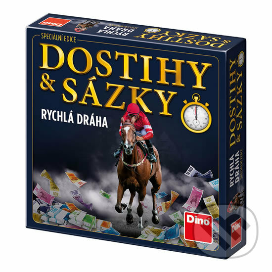 Společenská hra: Dostihy a sázky - Rychlá dráha (Dino). Dino Společenská hra: Dostihy a sázky - Rychlá dráha (Dino). Dino