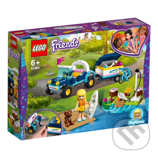 LEGO Friends 41364 Stephaniina bugina a príves, LEGO, 2019