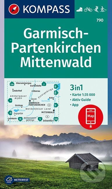 Garmisch-Partenkirchen, Mittenwald (Kompass). Kompass, 2018 Garmisch-Partenkirchen, Mittenwald (Kompass). Kompass, 2018