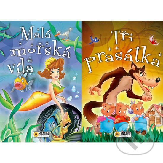 Kniha: Tři prasátka, Malá mořská víla (SUN). SUN, 2018 Kniha: Tři prasátka, Malá mořská víla (SUN). SUN, 2018