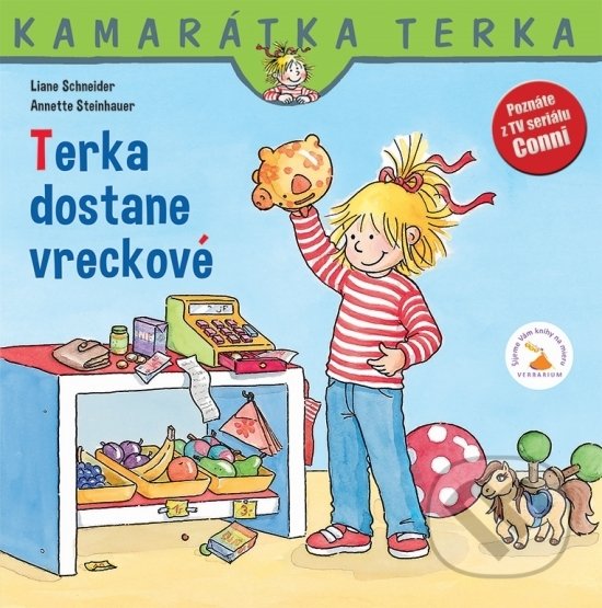 Kniha: Terka dostane vreckové (Eva Wenzel-Burger a Liane Schneider). Verbarium, 2019 Kniha: Terka dostane vreckové (Eva Wenzel-Burger a Liane Schneider). Verbarium, 2019