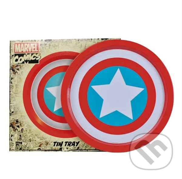 Plechový podnos Captain America (Magicbox FanStyle). Magicbox FanStyle, 2019 Plechový podnos Captain America (Magicbox FanStyle). Magicbox FanStyle, 2019