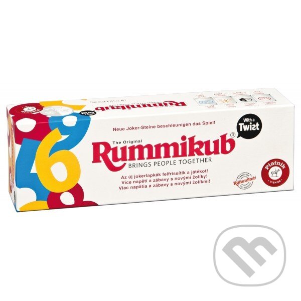 Společenská hra: Rummikub Twist (Ephraim Hertzano). Piatnik, 2016 Společenská hra: Rummikub Twist (Ephraim Hertzano). Piatnik, 2016