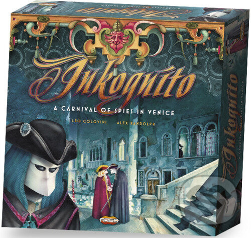 Společenská hra: Inkognito (Leo Colovini a Alex Randolph). Piatnik, 2013 Společenská hra: Inkognito (Leo Colovini a Alex Randolph). Piatnik, 2013