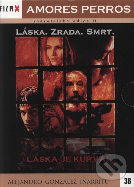 Film: Amores Perros - Láska je kurva Film-X (Alejandro González a Alejandro González Iñárritu) (DVD). Hollywood, 2000 Film: Amores Perros - Láska je kurva Film-X (Alejandro González a Alejandro González Iñárritu) (DVD). Hollywood, 2000