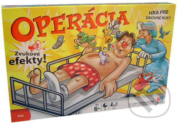 Spoločenská hra: Operácia (Hasbro). Hasbro Spoločenská hra: Operácia (Hasbro). Hasbro