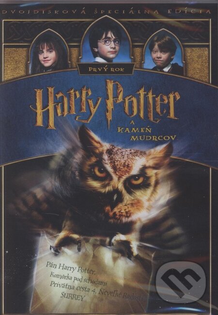 Film: Harry Potter a Kameň mudrcov 2DVD (Chris Columbus) (DVD). Magicbox, 2001 Film: Harry Potter a Kameň mudrcov 2DVD (Chris Columbus) (DVD). Magicbox, 2001