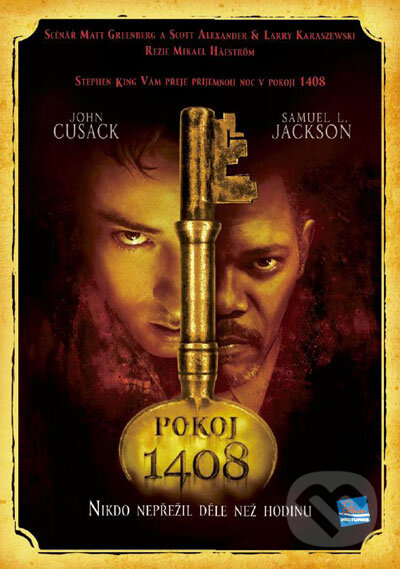 Film: Pokoj 1408 (Samuel L. Jackson, John Cusack a Mikael Håfström) (). Hollywood, 2007 Film: Pokoj 1408 (Samuel L. Jackson, John Cusack a Mikael Håfström) (). Hollywood, 2007