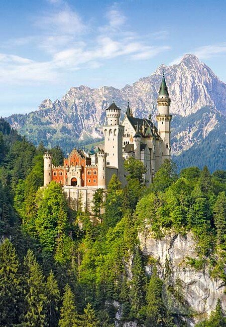 Puzzle: Zámok Neuschwanstein, Nemecko (Castorland). Castorland Puzzle: Zámok Neuschwanstein, Nemecko (Castorland). Castorland
