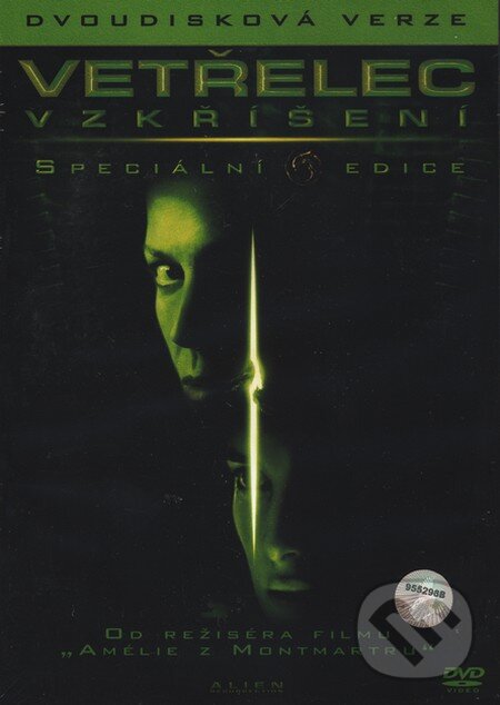 Film: Votrelec 4: Vzkriesenie (Jean-Pierre Jeunet a Jean - Pierre Jeunet) (DVD). Bonton Film, 1997 Film: Votrelec 4: Vzkriesenie (Jean-Pierre Jeunet a Jean - Pierre Jeunet) (DVD). Bonton Film, 1997