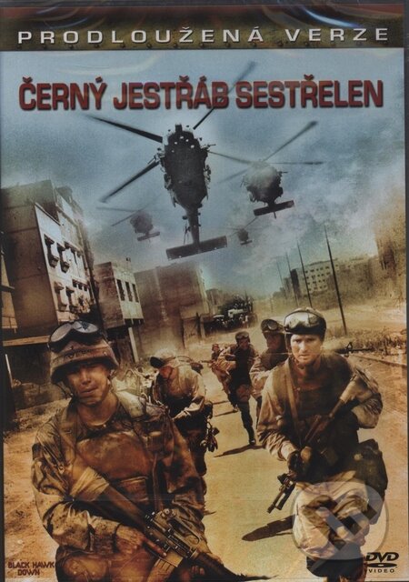 Film: Čierny jastrab zostrelený (Ridley Scott) (DVD). Bonton Film, 2001 Film: Čierny jastrab zostrelený (Ridley Scott) (DVD). Bonton Film, 2001