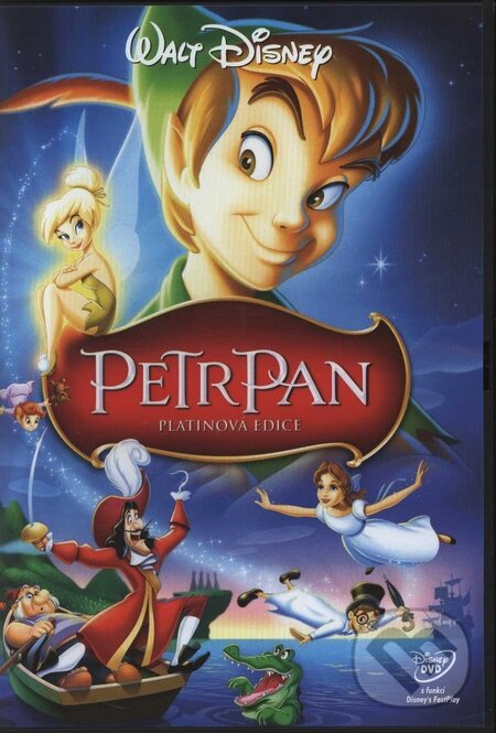 Film: Peter Pan (P.J. Hogan, Wilfred Jackson, Clyde Geronimi a Hamilton Luske) (DVD). Magicbox, 2008 Film: Peter Pan (P.J. Hogan, Wilfred Jackson, Clyde Geronimi a Hamilton Luske) (DVD). Magicbox, 2008
