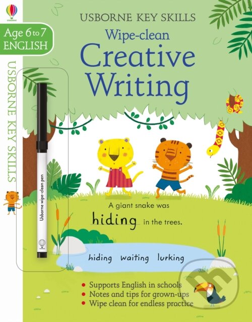 Kniha: Wipe-Clean Creative Writing 6-7 (Caroline Young). Usborne, 2019 Kniha: Wipe-Clean Creative Writing 6-7 (Caroline Young). Usborne, 2019