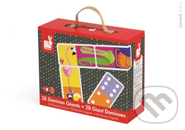 Společenská hra: Detské obojstranné domino Džungľa (Janod). Janod Společenská hra: Detské obojstranné domino Džungľa (Janod). Janod