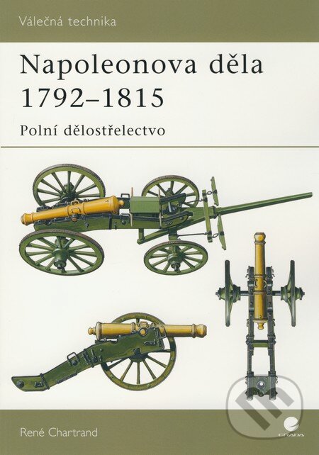 Kniha: Napoleonova děla 1792-1815 (René Chartrand). Grada, 2008 Kniha: Napoleonova děla 1792-1815 (René Chartrand). Grada, 2008