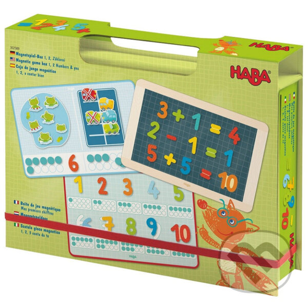 Spoločenská hra: Cestovná magnetická hra: Čísla (Haba). Haba, 2019 Spoločenská hra: Cestovná magnetická hra: Čísla (Haba). Haba, 2019