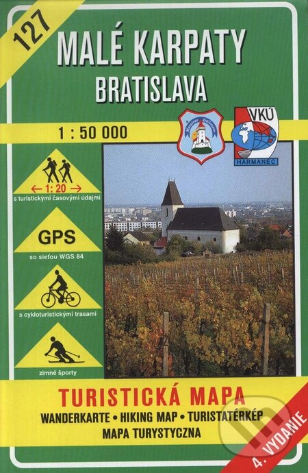 Malé Karpaty - Bratislava - turistická mapa č. 127 (Autorský kolektív). VKÚ Harmanec, 2001 Malé Karpaty - Bratislava - turistická mapa č. 127 (Autorský kolektív). VKÚ Harmanec, 2001