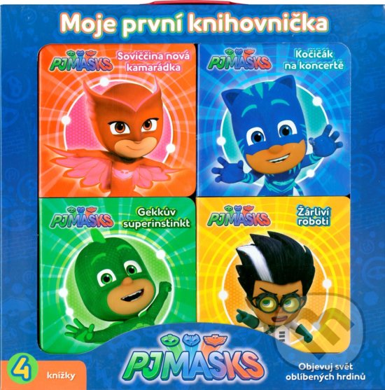 Kniha: Pyžamasky: Moje první knihovnička (Matt MacNabb). Egmont ČR, 2019 Kniha: Pyžamasky: Moje první knihovnička (Matt MacNabb). Egmont ČR, 2019