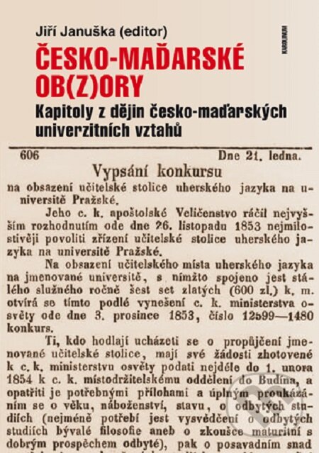E-kniha: Česko-maďarské ob(z)ory (Jiří Januška). Karolinum, 2018 E-kniha: Česko-maďarské ob(z)ory (Jiří Januška). Karolinum, 2018