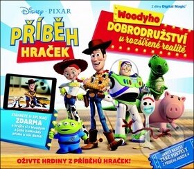 Kniha: Příběh hraček Woodyho dobrodružství v rozšířené realitě (Drobek). Drobek, 2019 Kniha: Příběh hraček Woodyho dobrodružství v rozšířené realitě (Drobek). Drobek, 2019
