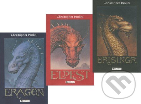Kniha: Eragon + Eldest + Brisingr (kolekcia) (Christopher Paolini). Fragment Kniha: Eragon + Eldest + Brisingr (kolekcia) (Christopher Paolini). Fragment
