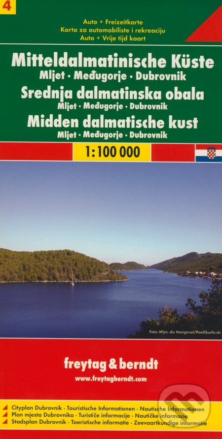 Mitteldalmatinische Küste 1:100 000 (freytag&berndt). freytag&berndt, 2012 Mitteldalmatinische Küste 1:100 000 (freytag&berndt). freytag&berndt, 2012